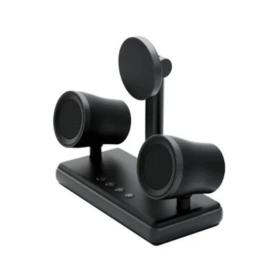 Energea Magaudio Stand, 2In1 Speakerphone & Qi2 Magnetic Fast Wireless Charger - Gunmetal